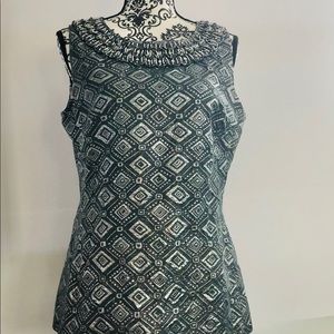 TORY BURCH Metallic Embellished Sleeveless
